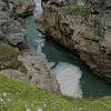 The rocks formed small inlets