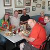 Lunch at the Morongo Valley Cafe - Bill, Jim Gilliland, Dick, Rick, Michael and Larry