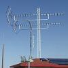 Double Blake UHF TV antennas, good for - 100 mile reception. Rich sells them.