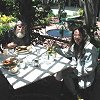 Dining at Point Reyes Station - Bill and Rick