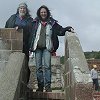 Bill and Rick in the ruins.