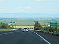 We come over a hill and find a nice green valley awaiting us near - Culver, Oregon. It's part of the Crooked River National Grassland.