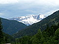 There are some great mountain views to be seen traveling east along U.S. Route 2.