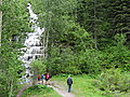 We stopped to check out this waterfall.