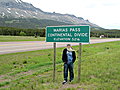 The scenery is fantastic as we cross the Continental Divide