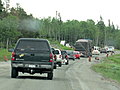 We ended up following a pilot car for several miles through the construction zone.