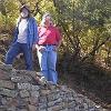 We begin our climb to the top of Inscription Rock.