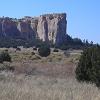 Inscription Rock seen from a distance as we leave the park.