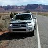 We did almost all our traveling around Moab in Chuck's SUV.