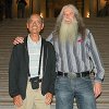 While we were waiting for Steven, this tourist from China - who spoke no English appeared, camera in hand. - At first we thought he wanted to take a picture of the two of us, - but it turned out he wanted a photo of himself with Bill! - There must not be many men with big beards in China.