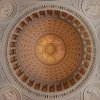 Looking straight up in the Rotunda.